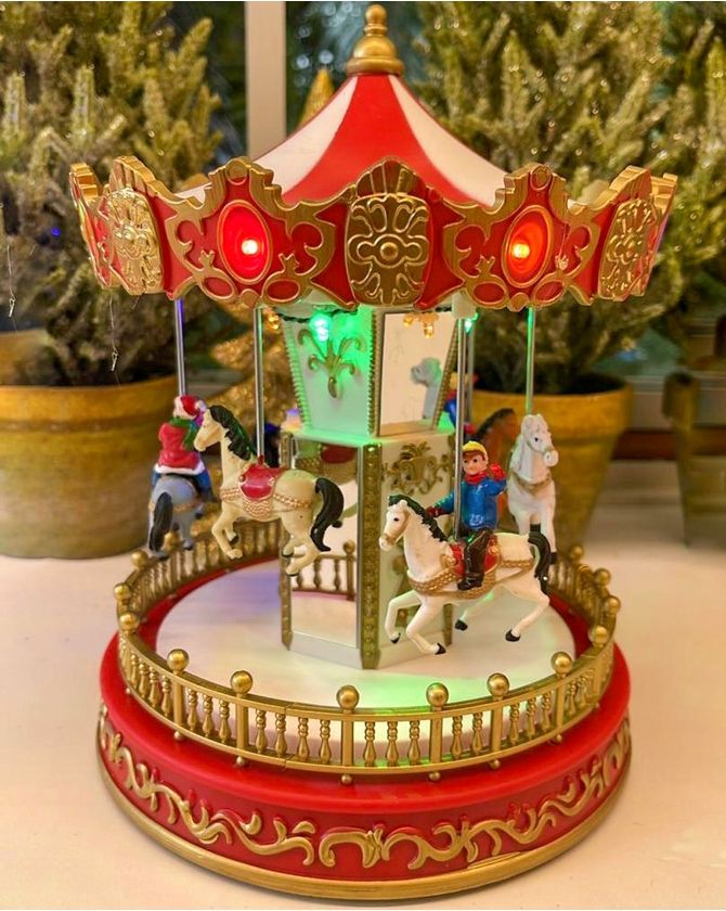 Cenário Carrossel Natal 2024 (A Base Pilha)