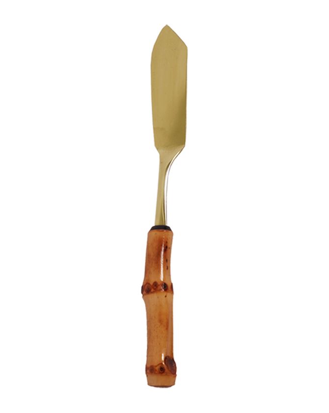 Faca Peixe Bambu Dourado