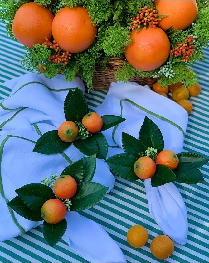 Porta Guardanapo Laranja