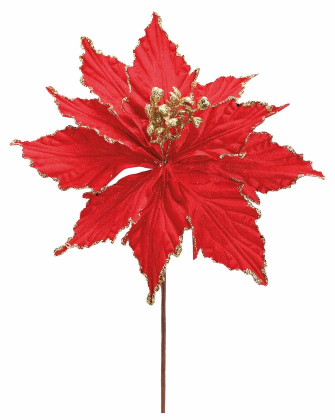 Bico de papagaio vermelho e glitter dourado NATAL 2023
