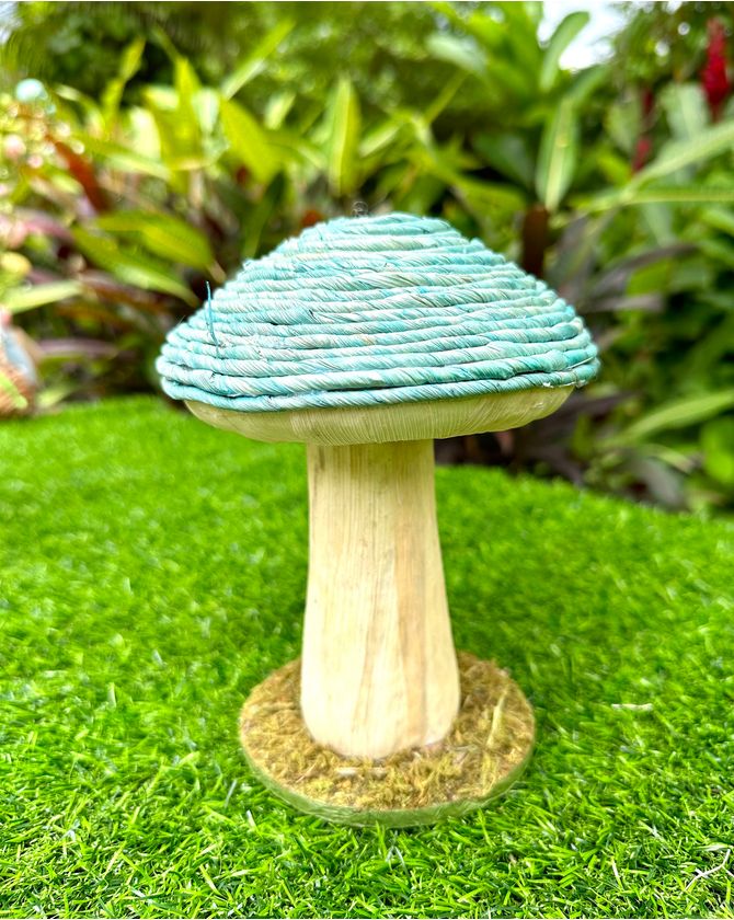 Cogumelo decorativo Páscoa 2024 azul - G