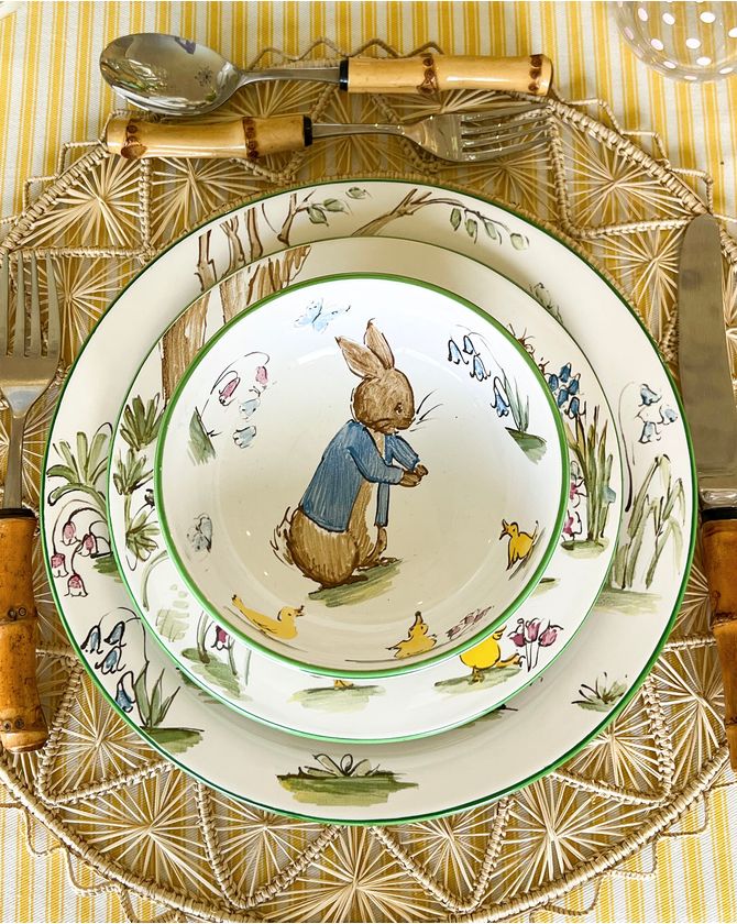 Bowl Peter Rabbit patinho Páscoa 2024 - azul