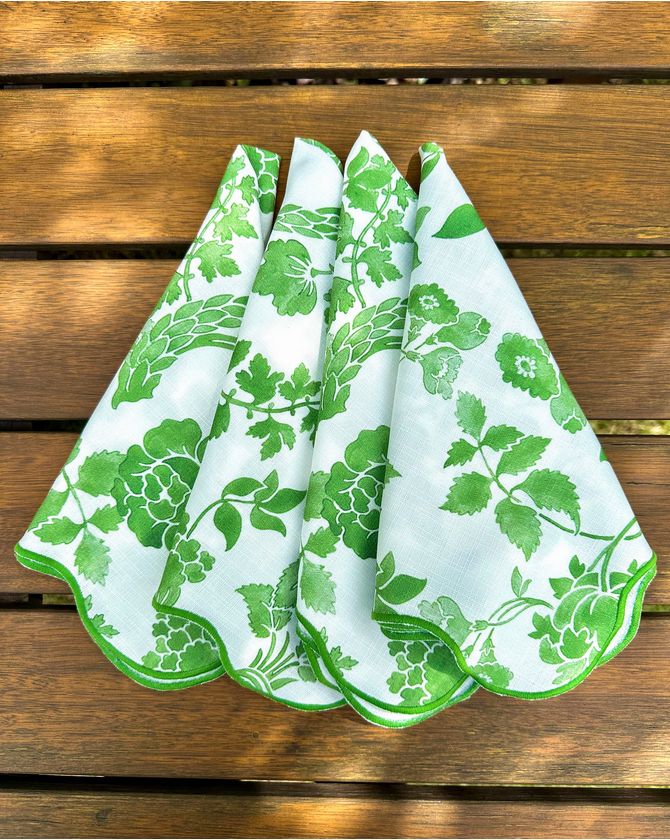 Guardanapo floral Provence - verde