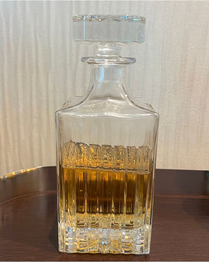 Licoreira para whisky em cristal ecologico 750ml