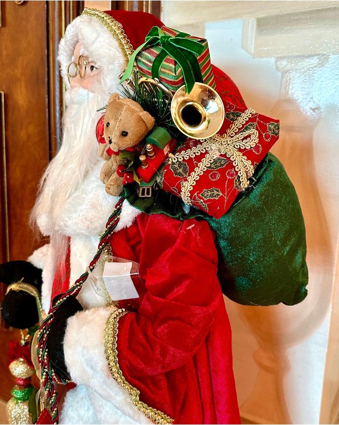 Papai Noel 90cm Velvet Natal 2024
