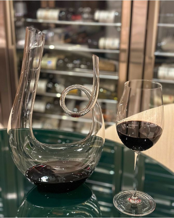 Decanter Hand Made em cristal ecologico 1,1L
