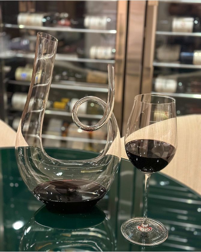 Decanter Hand Made em cristal ecologico 1,1L