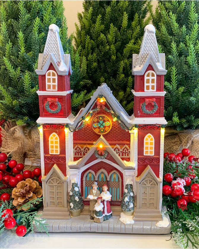 Casa townhouse vermelha Coral de Natal - Natal 2024