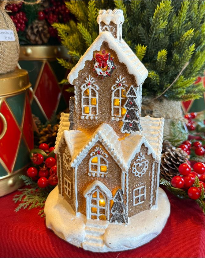 Casa gingerbread P Natal 2024