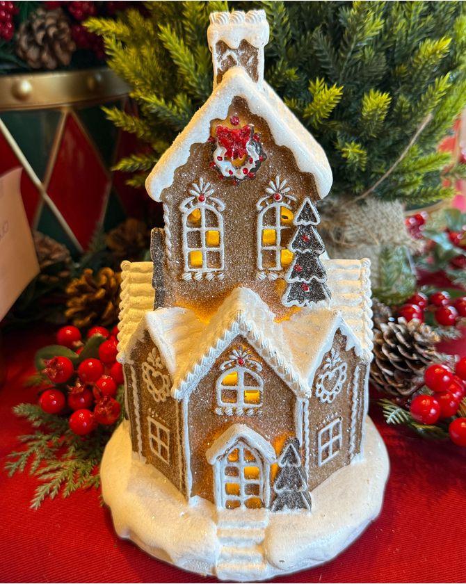 Casa gingerbread P Natal 2024