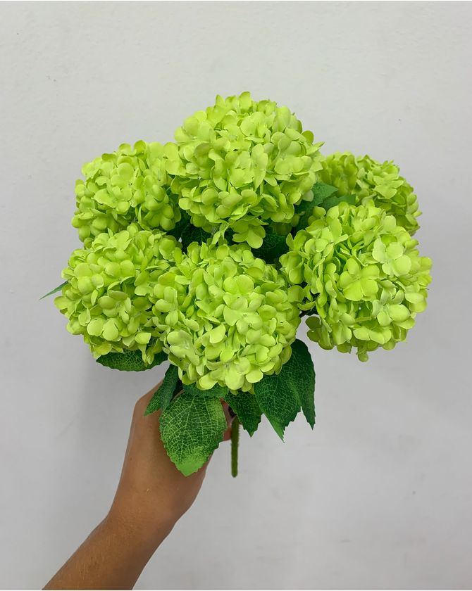 Bouquet mini hortênsias Páscoa 2025 - verde