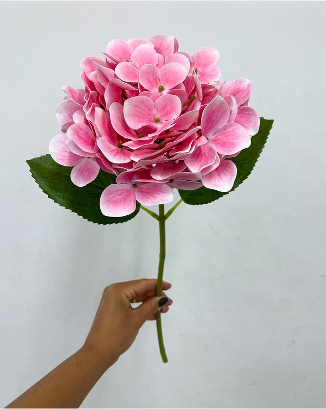 Hortênsia haste rosa Páscoa 2025