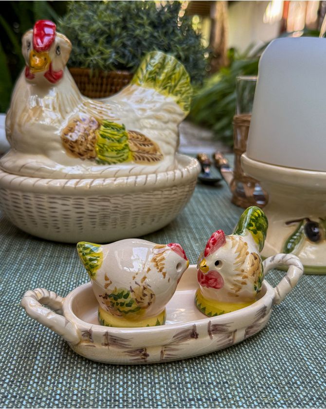 Conjunto Saleiro e pimenteiro Farm