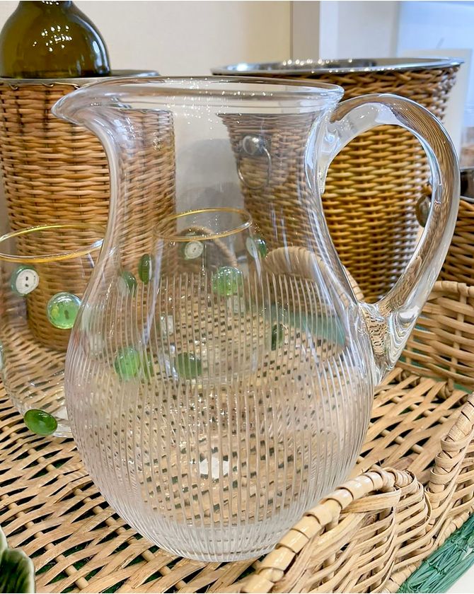 Jarra cristal lapidada Strauss 1,8L