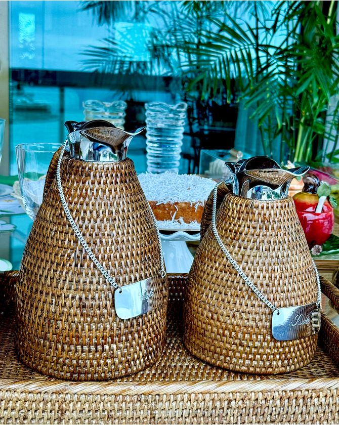 Garrafa térmica rattan 1,5 L