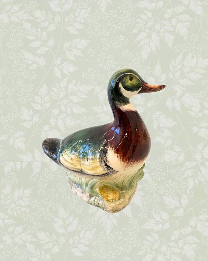 Pato em pé decorativo - Villa Deste