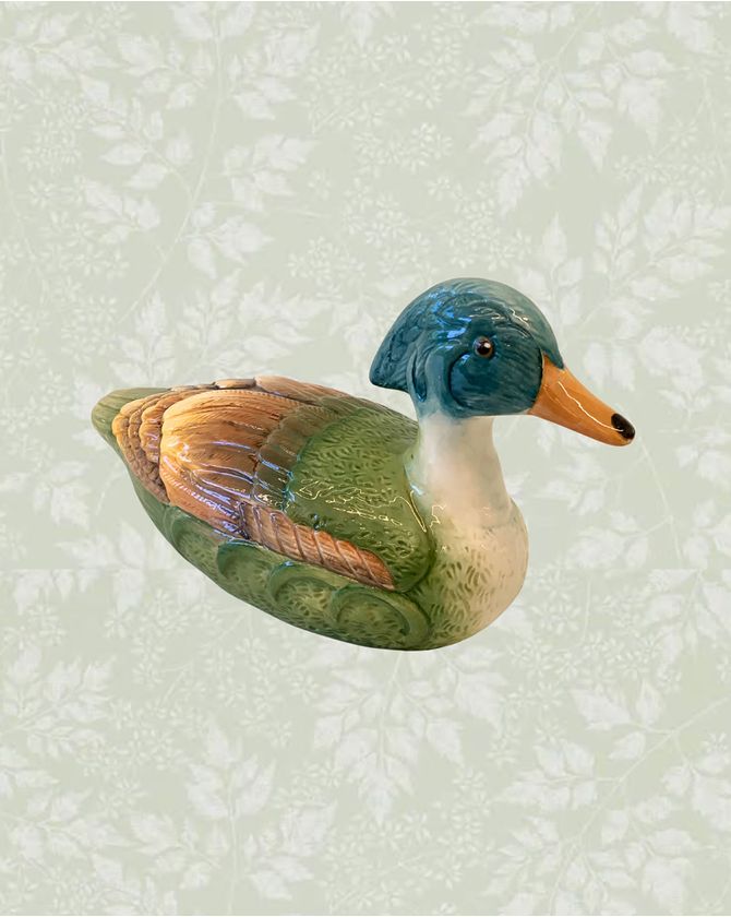 Pato nadando decorativo verde claro - Villa Deste