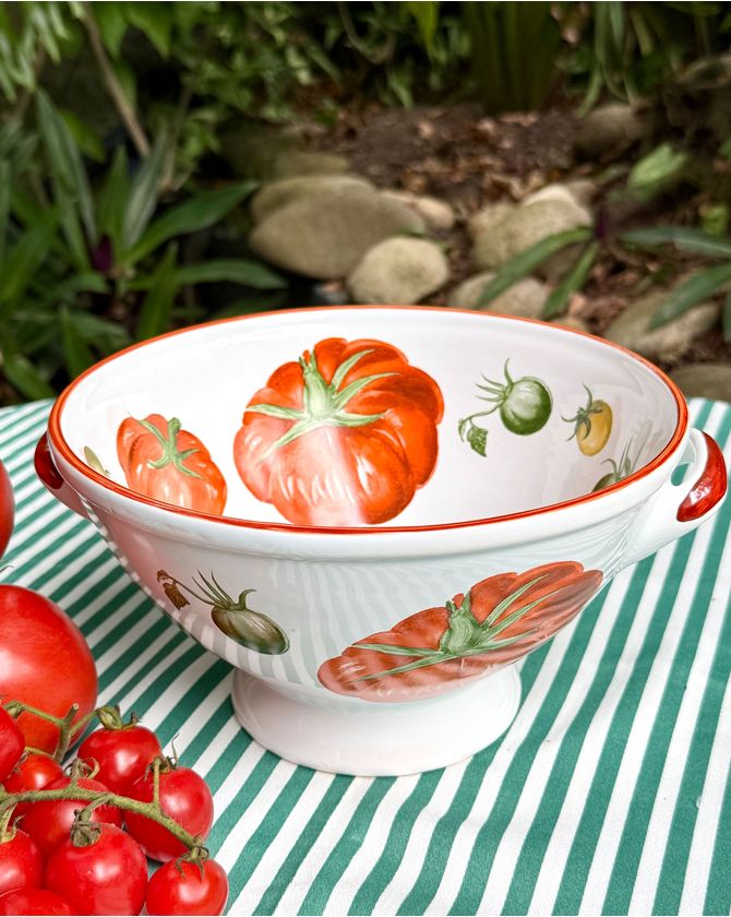 Tigela escorredor massa Rosso Pomodoro