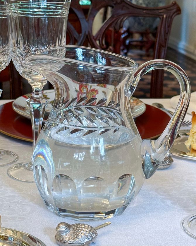 Jarra cristal lapidada hera 1,7L